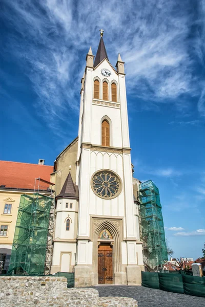 Big church in Keszthely, Hungary, architectural theme — Stock Photo, Image