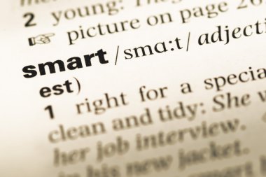 Eski İngilizce sözlük sayfası word akıllı ile yakın çekim