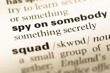 Üzerinde kelime casus ile eski İngilizce sözlük sayfasının yakın çekim