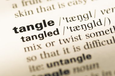 Eski İngilizce sözlük sayfası word dolaştırmak ile yakın çekim