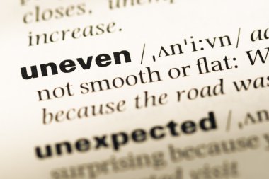 Eski İngilizce sözlük sayfası word düzensiz ile yakın çekim