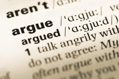 Yakın eski İngilizce sözlük sayfası word ile iddia