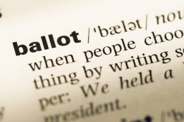 Eski İngilizce sözlük sayfası word oy ile yakın çekim