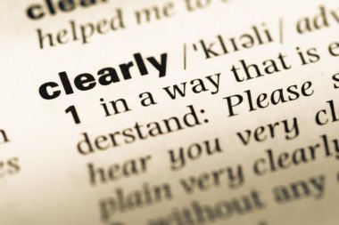 Eski İngilizce sözlük sayfası word ile açıkça kadar yakın