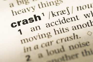 Eski İngilizce sözlük sayfası word kaza ile yakın çekim