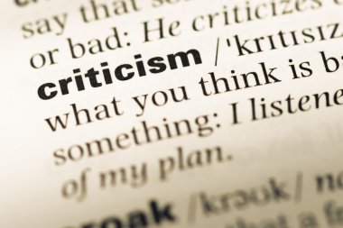 Eski İngilizce sözlük sayfası word eleştiri ile yakın çekim