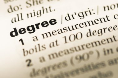 Eski İngilizce sözlük sayfası word derecesi ile yakın çekim