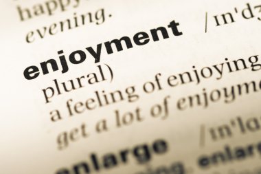 Eski İngilizce sözlük sayfası word zevk ile yakın çekim