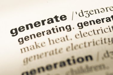 Yakın eski İngilizce sözlük sayfası word ile oluşturmak