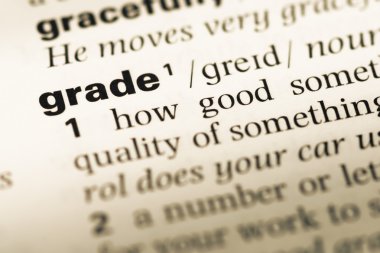 Eski İngilizce sözlük sayfası kelime notu kapatmak