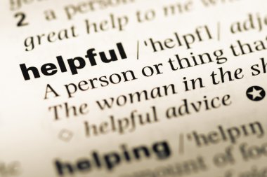 Eski İngilizce sözlük sayfası word yararlı ile yakın çekim