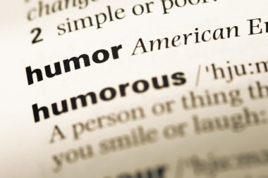 Eski İngilizce sözlük sayfası word mizah ile yakın çekim