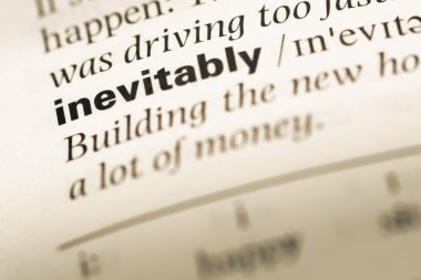 Eski İngilizce sözlük sayfası word ile kaçınılmaz olarak yakın çekim