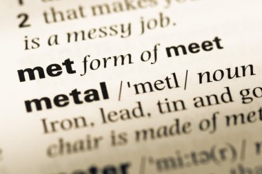 Word ile bir araya geldi eski İngilizce sözlük sayfasını kapat