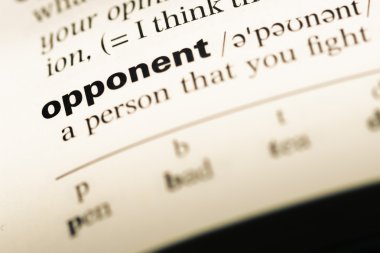 Eski İngilizce sözlük sayfası word rakip ile yakın çekim