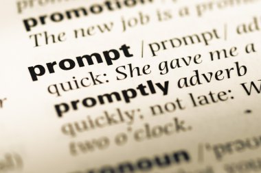 Eski İngilizce sözlük sayfası word istemi ile yakın çekim