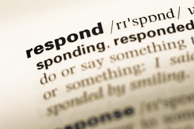 Eski İngilizce sözlük sayfası word yanıt ile yakın çekim