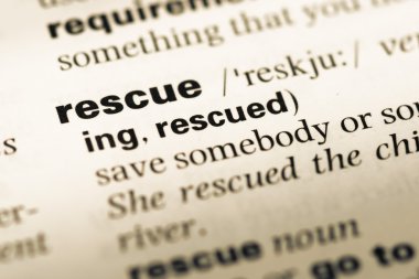 Eski İngilizce sözlük sayfası word kurtarma ile yakın çekim