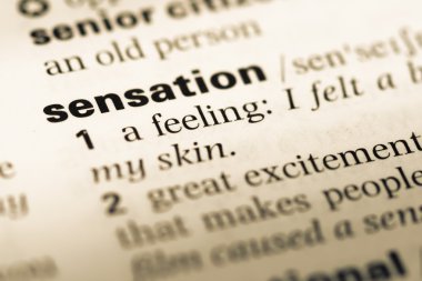 Eski İngilizce sözlük sayfası word hissi ile yakın çekim