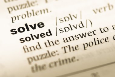 Yakın eski İngilizce sözlük sayfası word ile çözmek