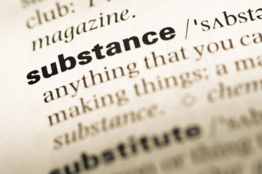 Eski İngilizce sözlük sayfası word madde ile yakın çekim