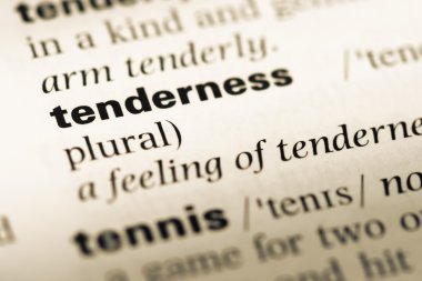 Word hassasiyet ile eski İngilizce sözlük sayfasını kapat