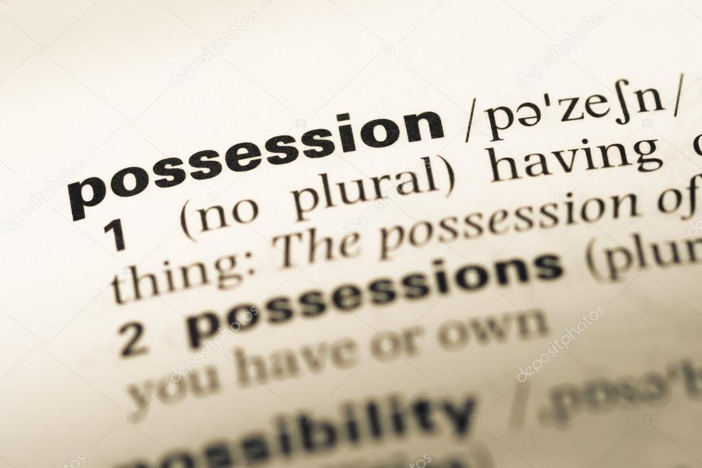 Image result for Possession, word