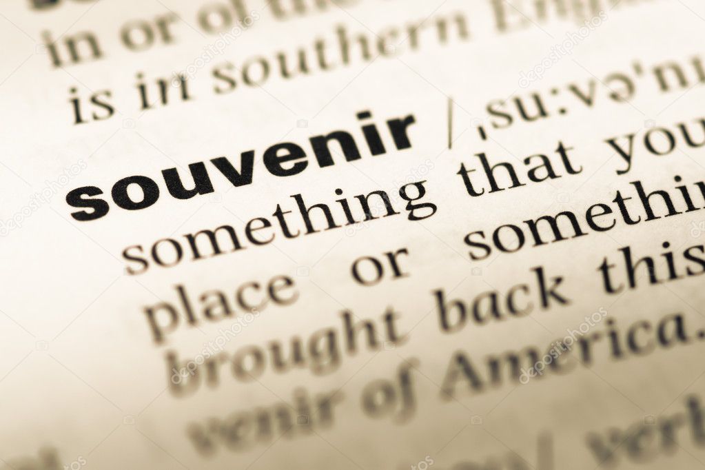 souvenir dictionary