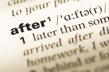 Eski İngilizce sözlük sayfası sonra word ile yakın çekim