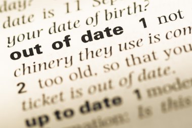 Eski İngilizce sözlük sayfası word güncel ile yakın çekim