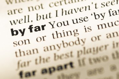 Eski İngilizce sözlük sayfası word ile şimdiye kadar yakın