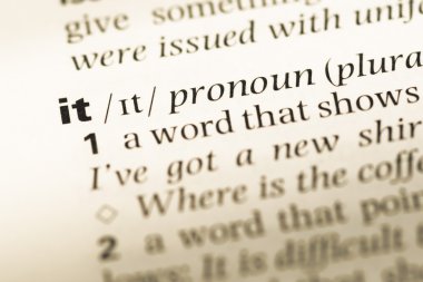 Word ile eski İngilizce sözlük sayfasının kapatın