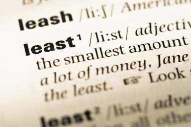 Az kelime ile eski İngilizce sözlük sayfasının kapat