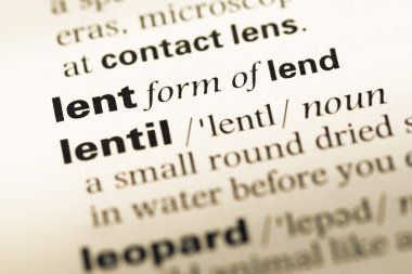 Ödünç word ile eski İngilizce sözlük sayfasını kapat