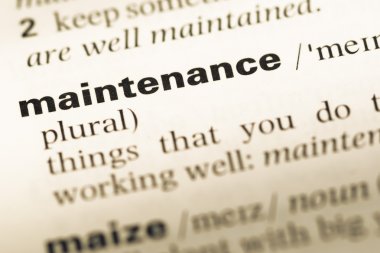 Eski İngilizce sözlük sayfası word bakım ile yakın çekim