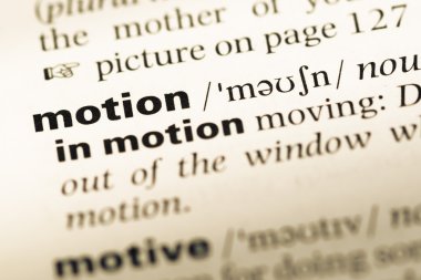 Eski İngilizce sözlük sayfası word hareket ile yakın çekim