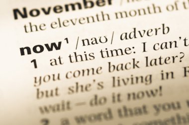 Eski İngilizce sözlük sayfası word ile artık kapamam