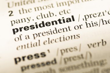 Eski İngilizce sözlük sayfası word cumhurbaşkanlığı ile yakın çekim