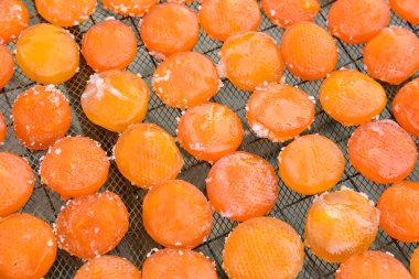 tuzlu ve kurutulmuş ördek yumurta sarısı