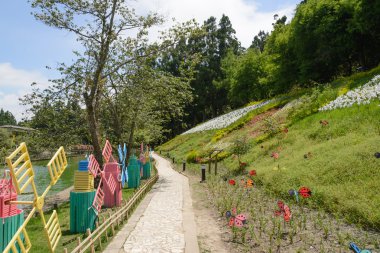 CINGJING - TAIWAN, JULY 11 2014: Cingjing farm JULY 11 2014 in Cingjing, Cingjing farm has become the most attractive tourist point in Taiwan.