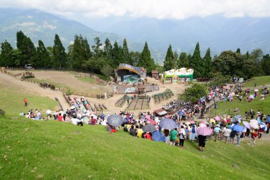 CINGJING - TAIWAN, JULY 11 2014: Cingjing farm JULY 11 2014 in Cingjing, Cingjing farm has become the most attractive tourist point in Taiwan.