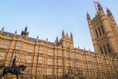 Richard ben heykel westminster Sarayı dışında evler Büyük Millet Meclisi. Londra, İngiltere