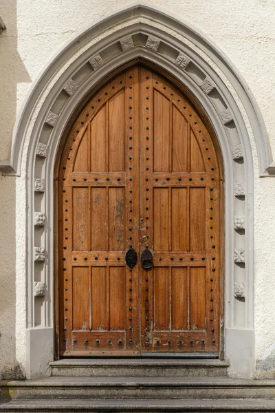 Puerta Iglesia Madera Vieja —  Fotos de Stock