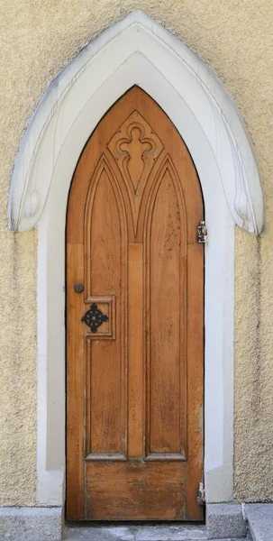 Old Wooden Church Door — Stock Photo, Image