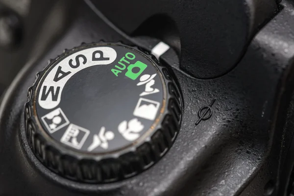 Modo Câmera Discagem Auto Modo — Fotografia de Stock