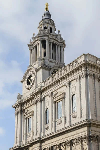 Torre del reloj de la Catedral de San Pablo en Londres Inglaterra Reino Unido —  Fotos de Stock