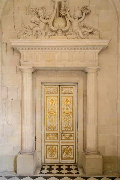 VERSAILLES, FRANCE - JUNE 19, 2013: Interior of Chateau de Versailles (Palace of Versailles) near Paris on June 19, 2013, France. Versailles palace is in UNESCO World Heritage Site list since 1979.