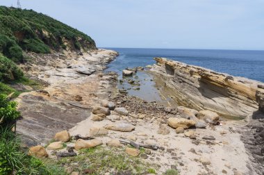Tayvan Simgesel Yapı Yehliu Geo park jeolojik manzara
