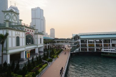 Hong Kong - Şubat 22: Feribot 