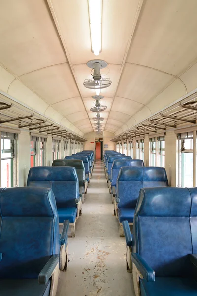 Dentro Uma Carruagem Passageiros Século Passado — Fotografia de Stock